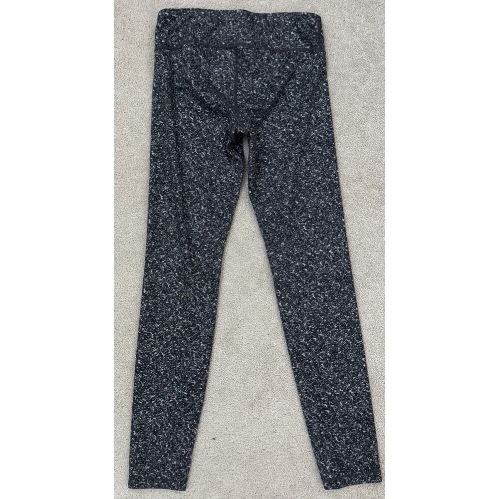 Athleta Girl 12 Chit Chat Tight Black Flecked Pattern Inner Waist Pocket